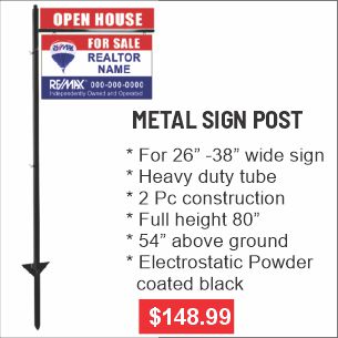 Real Estate Sign Post